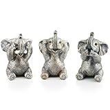 Irayin 3 Elephant Décoration, Statue Elephant, Cadeau Maman, Cadeaux éléphants pour Femmes, Ne Voir Ne Ecouter Ne Dire Figurines, Objet Décorations Modernes pour Intérieurs, Salon, Bureau