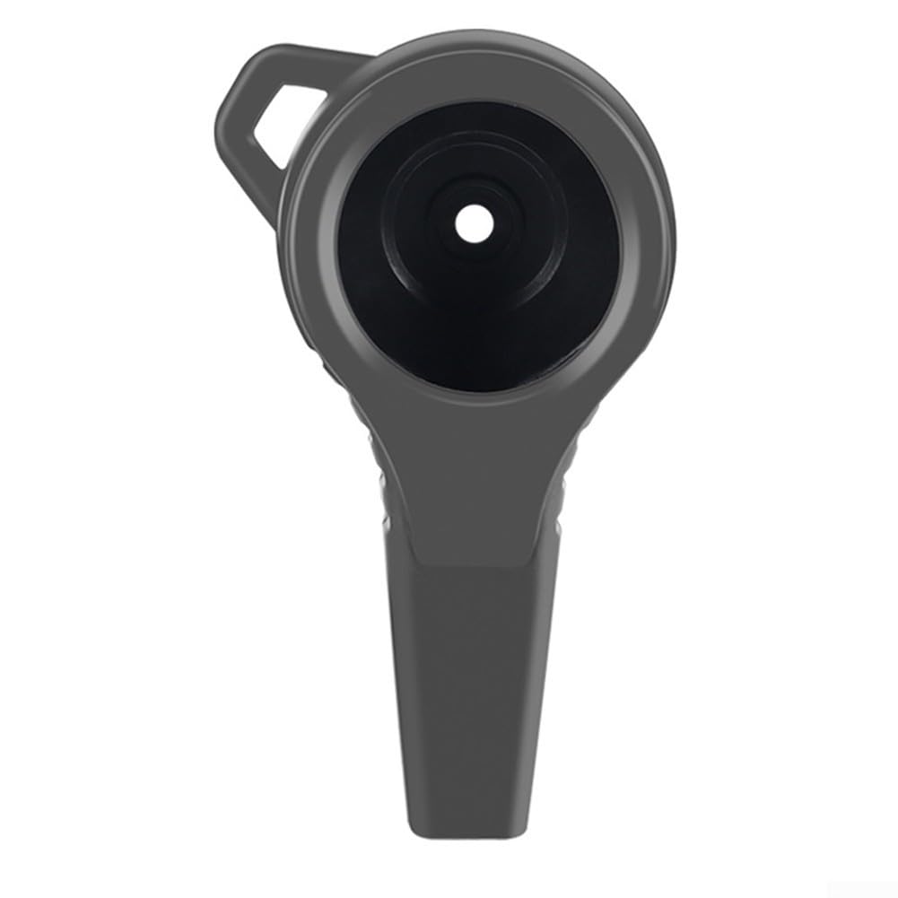 Reliable Protective Case for Scuba Diving Pressure Gauge Fits 52mm Diameter, Soft Plastic with Hook for Easy Carry (black)