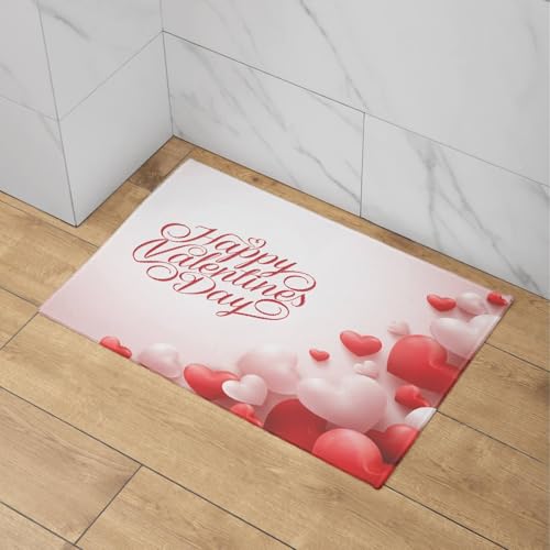 Tapis d'entrée hyper absorbant J'adore la Saint-Valentin CEVAN 50x80 cm - 5