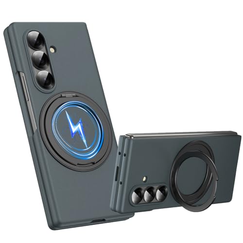 Étui Samsung Galaxy Z Fold7 vert protection intégrale charnière et bague de maintien