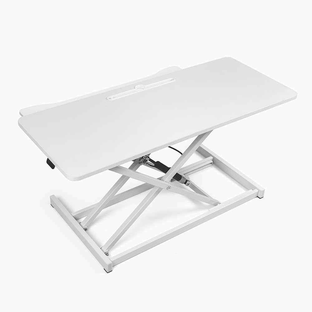 Supporto per monitor PC da scrivania regolabile in altezza Jallo XL - Bianco