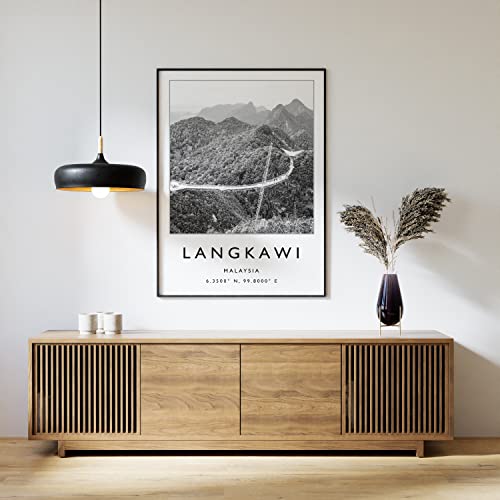 Langkawi Malaysia Travel Poster, Southeast Asia Travel Gift
