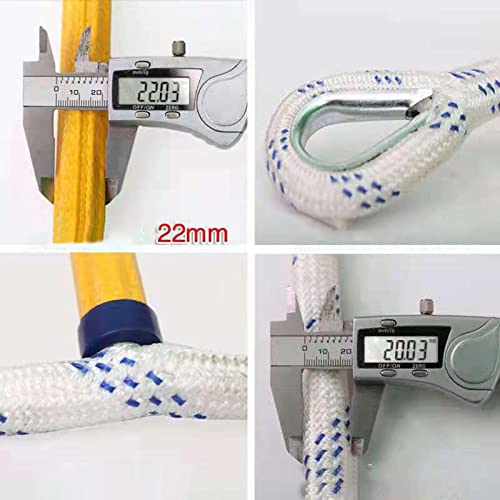 Image of Emergency Fire Escape Ladder Soft Rope Lightweight W /Hooks for Aerial Work|Sporting Goods|Outdoor Sports|Climbing & Caving|Ropes, Cords & Slings
