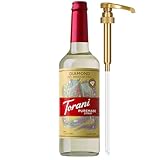 Torani Puremade Diamond Anniversary Syrup for Drinks, Bright & Crisp Bubbly Flavoring with Vanilla Notes, Glass Bottle with Pump Included, 25.4 Fl Oz