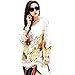 Lowpricenice Women Chiffon Shirt Bohemian Oversized Blouse 4237 (L)