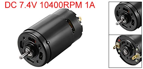 Amazon.co.jp: uxcell DCモーター 7.4V 10400RPM 1A Dシャフト