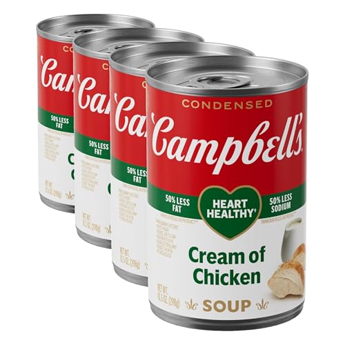 Image of Campbell's Condensed Healthy Request Cream of Chicken Soup, 10.5 Ounce Can (Pack of 4)