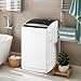 ROVSUN 25LBS Portable Washing Machine, Full-Automatic Electric Laundry Machine with Stainless Steel Drum, Compact Washer and Spin Dryer Combo with Drain Pump for Home, Apartment