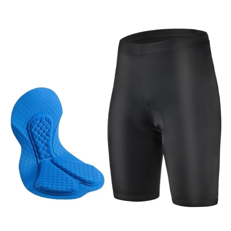 Pantaloncini Ciclismo Uomo Pantaloncini da ciclismo estivi con cuscino ammortizzante 3D, pantaloni traspiranti, ad asciugatura rapida, elastici e freschi, attrezzatura da ciclismo Pantaloncini Mtb Uom