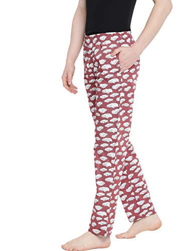 Image of The Indian Garage Co MenMid Rise Slim Fit Abstract Print Casual Lounge Pants