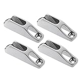schotklemme wiki  Shiwaki 4X Universal Edelstahl Schotklemme Cam Cleat für 1-10mm Seil, Leichter Einbau und Abbau