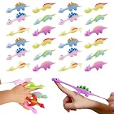 30PCS Slingshot Dinosaur Finger Toys, Dinosaur Finger Slingshot