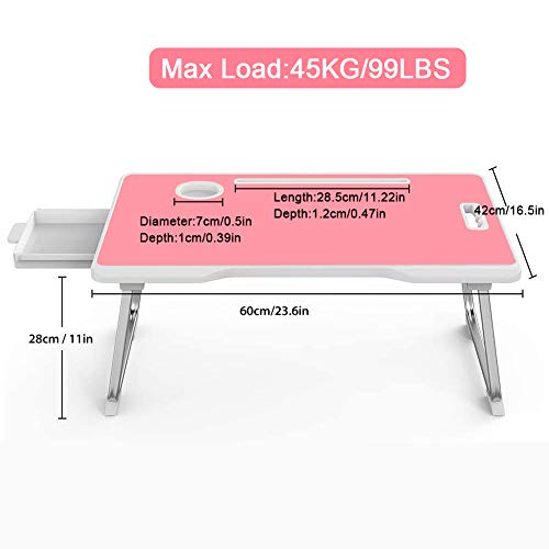 Laptop Bed Table with Drawer - Image 5