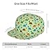 Unisex Adult Funny Dinosaur Pattern Baseball Cap Snapback Dad Hat for Camping Golf Outdoor Activities, Fashionable Adjustable Snap Military Cap, One Size Fits Most
