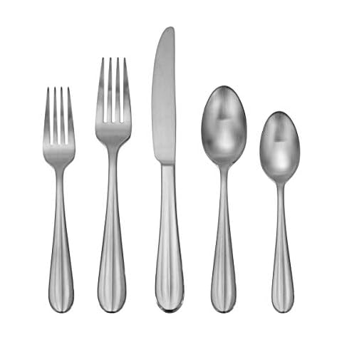Oneida H338020A Satin Casson 20 Piece Everyday Flatware Cover