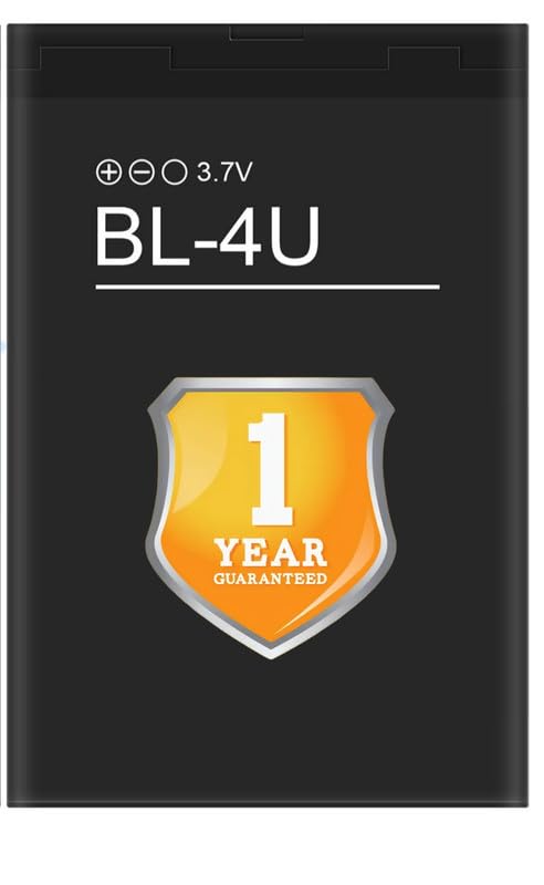 Image of Original BL-4U Battery Compatible for Nokia 5330 Xpress Music | 5530 Xpress Music | 5730 Xpress Music - (1110mAh) - 1 Year Warranty K7