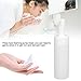 Mousse Foam Bottle with Brush, White Facial Cleanser Foam Bottle Silicone Brush Refillable Empty Foam Bottle Mousse Pump Bottle Containers(100ML)