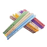 Healeved 16pièces Cônes De Bougies Auriculaires Cire Pour Nettoyage De Cire Oreille Parfumé Et Aromatique Blanc Jaune Orange Rose Vert Bleu Ciel Et Marron