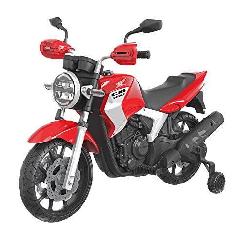 Best ride on cars Honda CB300R 12V, Red, Large