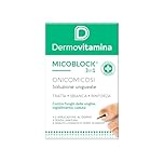 Dermovitamina Micoblock 3in1 Antimicotico Unghie - Smalto Rinforzante Unghie - Smalto Curativo - Tratta le Infezioni Fungine e Micosi - Onicomicosi - Contro Ingiallimento e Caduta - Con Urea - 7ml