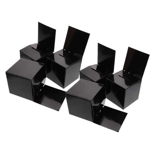 VILLCASE 6pcs Wedding Card Box Money Holder for Reception Rustic Blessing Container for Cards Envelopes and Messages for Weddings and Birthday Celebrations