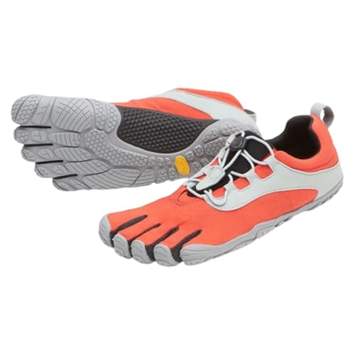 [Vibram FiveFingers] [�r�u�����t�@�C�u�t�B���K�[�Y] ���f�B�[�X �ܖ{�w ���g�� �����j���O�V���[�Y �g���[�j���O ���� ���b�h �O���[�����p V-Run RETRO 21W8003 Red/Black/Grey EU38(23.0c