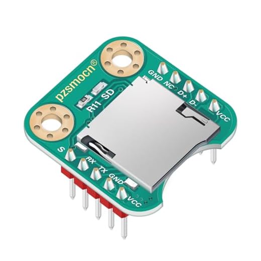 Pzsmocn Registrador Datos Serie Compatible con Placas Arduino y Raspberry Pi. Con Función USB, Sistema Archivos FAT32, Admite Tarjeta TF 32GB. para Adquisición Datos, Robot, Depuración UAV Proyectos.