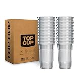 Top Cup – 20 Ounce, 20 Count, Reusable Aluminum Party Cups | Stealth Design | Cold-Holding, Recyclable, Made in USA