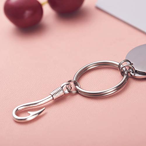 Image of Melix Home Memorial Gifts Keychain PAPA Grandpa Loss of Father Gift in Memory of Dad Grandfather