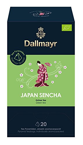 Dallmayr Teepyramide Japan Sencha Bio, 1er Pack (1 x 50 g)