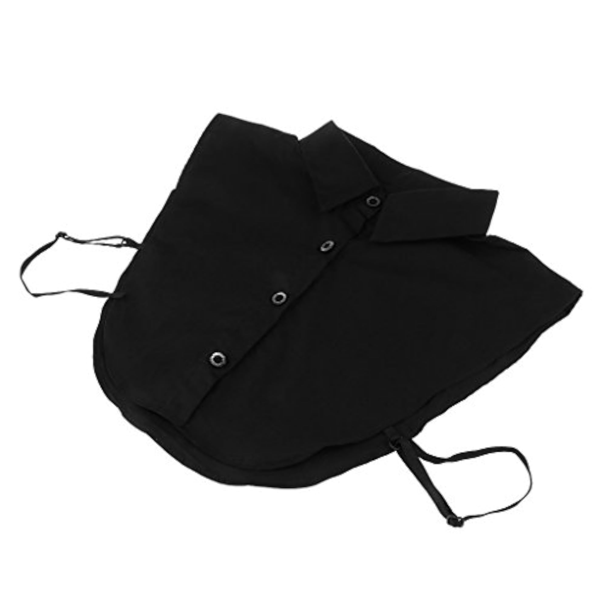 Women's Detachable Black Half Shirt Blouse Collar