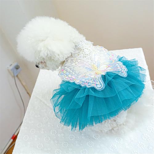 Disfraz Vintage para Perro Tutu Encaje Mariposa S miniatura 3