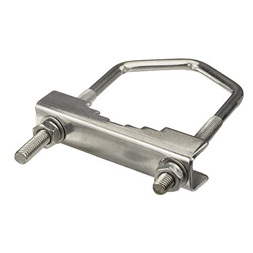 Eightwood Outdoor Yagi WiFi Antenna Bracket U-Holder Aluminum Holder Antenna Holder (3.9 "High x 2.36" Wide) Mast Bracket 2 Pieces for Outdoor Wireless WiFi Yagi Antenna Access Point - Image 4