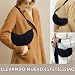 Imagen de Eniyou Bandolera Nylon Bolso Riñonera Bolso de Hombro Mujer Media Luna Crossbody Bag Women Correa de Hombro Ajustable