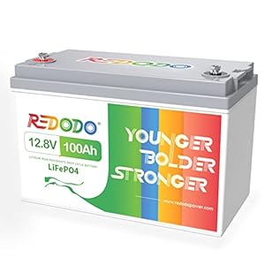 Redodo 12V 100Ah LiFePO4 Deep-Cycle Batterie