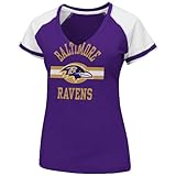 NFL Baltimore Ravens V-Neck Tee, Medium