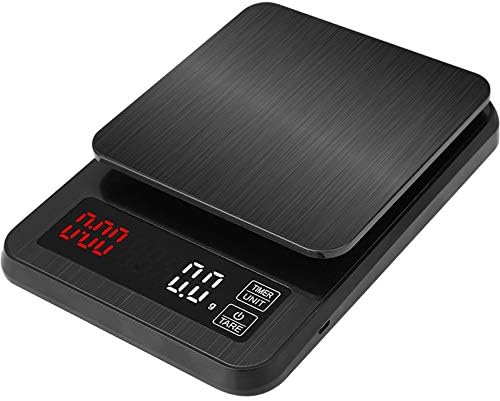 Food Scale Digital Kitchen Scale Electronic Drip Coffee Scale with Timer Precision Diet Scale for Cooking Baking Measure Tools. Scales,