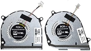 New CPU+GPU Cooling Fan Compatible with HP Envy X360 15-DS 15-DR 15M-DS 15M-DS0011DX 15-DS0013NR 15-DS0003CA 15-DS0013CA TPN-W142 TPN-W143 Series L53542-001 L53541-001