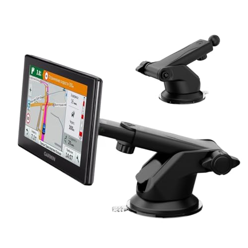 Epronic Soporte de ventosa para GPS Garmin, disco de montaje flexible universal de 17 mm para soporte de teléfono de coche, parabrisas y monitor