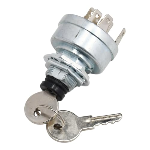 Celliparts 04331700 09089700 Starter Ignition Switch Compatible with Ariens Gravely Max Zoom Apex Ce 48 52 60 XL ZT Zero Turn Mower Lawn Tractor Starter Ignition Switch 04331600 with 2 Key 6 Terminals -  AV413SE357E469BJ7ND