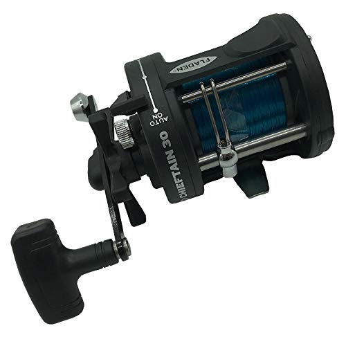 Norwegen Meer Combo Angelset WFT Rute 2,4m 150-700g & Fladen Multirolle & Schnur. Meer Angeln Set komplett Profi… – Bild 4