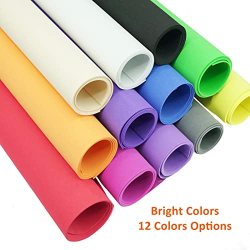 48Pcs Eva Foam Sheets 1Mm Thick 11.8 X 7.8 Inches Craft Foam Paper 12 Colors For Craft Projects Kids Diy Handcraft Classroom Parties And More… #TOP4
