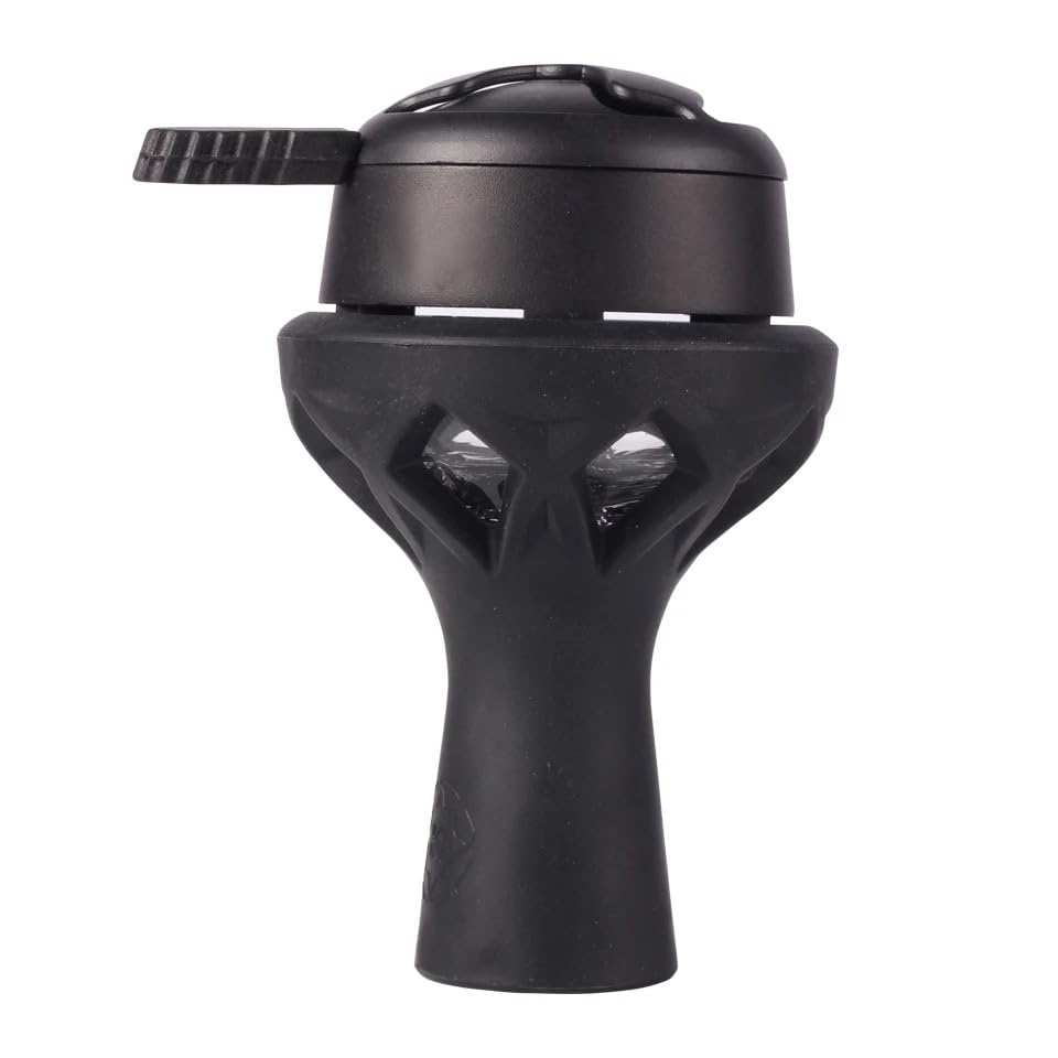 Hookah Head Bowl Glass and Silicone With Aluminum Heat Management System Charcoal Holder & Cover Head With Silicon Handle | Hookah-Shiasha Accessories