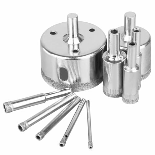 Replace Parts for Machine 10X 3-50mm Diamond Tool Drill Bit Hole Saw Cutter Glass for Tile Marble Glass
