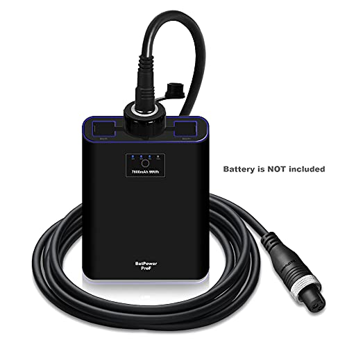 Batpower 6.6Ft 2M Electric Fishing Reel Power Cord Bm Lb Prof Prb Pros Battery Cable For Daiwa Tanacom 1200 1000 750 500 Seaborg 500Mj Leobritz Shimano Plays Electric Fishing Reel Super Air Cord #TOP4