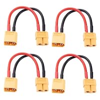 Adaptador XT60 A Traxxas TRX – Juego De 2 Conectores Macho/Hembra Para Baterías RC Lipo, Sin Cables