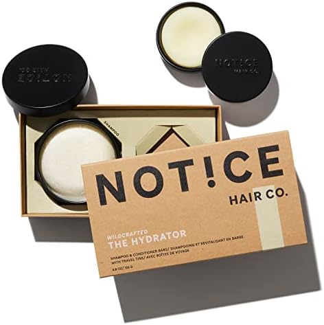 NOT!CE Hair Co. The Hydrator Shampoo & Conditioner Bars - Travel Set - moisturizing | dry & curly hair