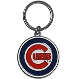 MLB Chicago Cubs Chrome and Enameled Key Chain