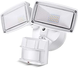 LED Security Light 2800LM, 28W Outdoor Motion Sensor Light, 5500K, IP65 Waterproof, Adjustable