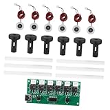 LIXSAZSE USB Luftbefeuchtermodul mit Zerstäubungsscheibe, 6 Sprühmodi, stilvolle Raumluft, DIY Luftbefeuchter Steuerplatine, einfache Montage und Einstellung. USB Modul, 5 V DC, hohe Leistung.